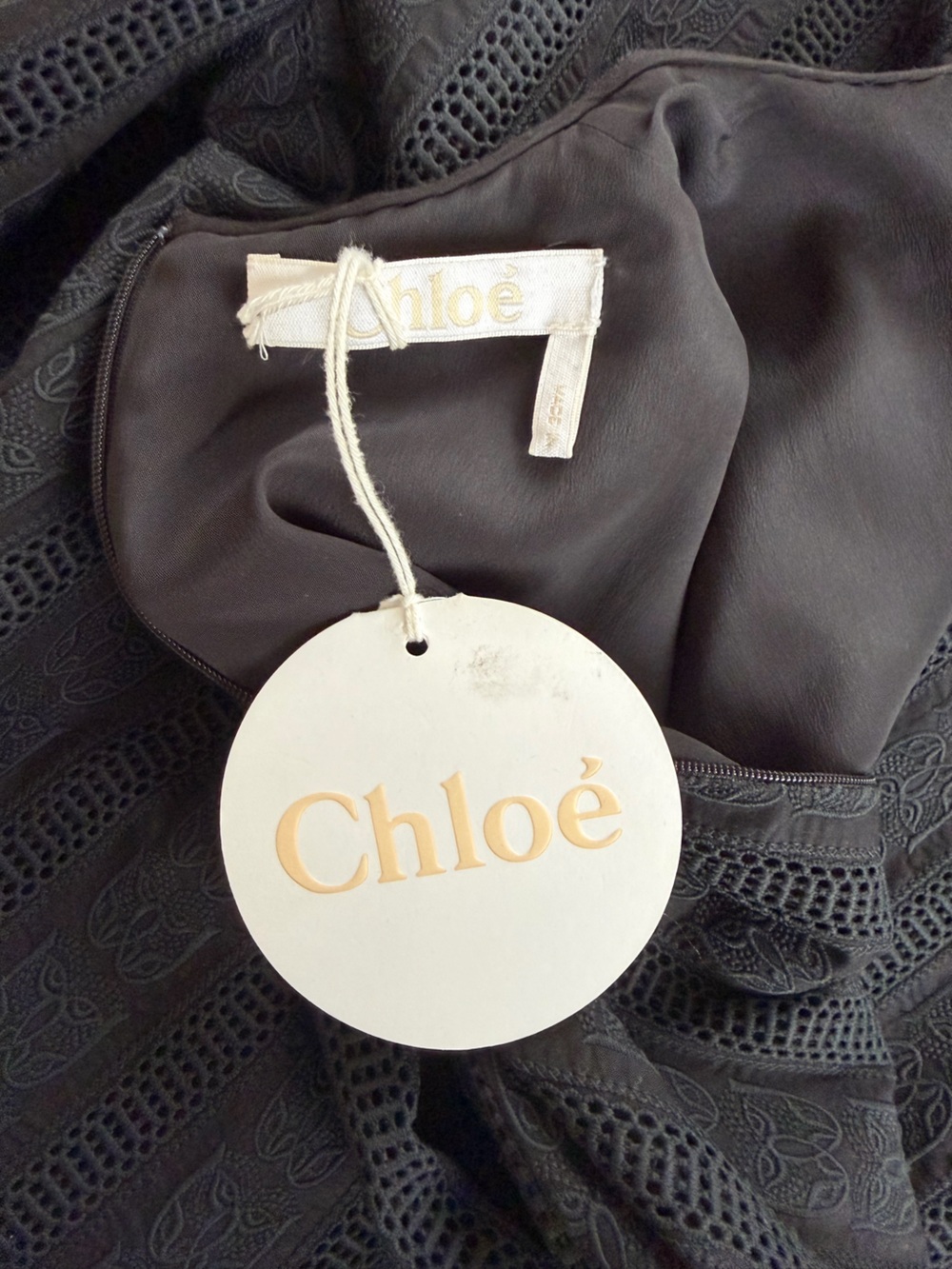 Chloé Embroidered Shift Dress - Picture 6 of 10